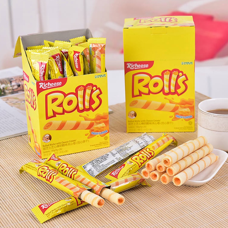 

Dapatkan RICHEESE NABATI ROLLS 2x6gr PER BOX 2 PCS WAFER RICHEESE NABATI ROLLS SG