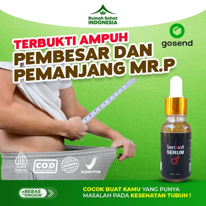 SERUM SENXIALL OIL minyak pembesar pria obat pembesar kelamin pria pembesar alat vital laki laki mr 