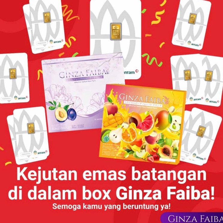 

Kejutan disini Bisa Gosend FREE GOLD GINZAFAIBA 1 box isi 15 sachet Ginza Faiba Slimming Collagen Semarang bisa Grab