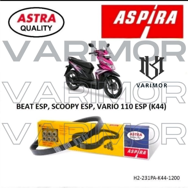 V-BELT ASPIRA K44 BEAT ESP & SCOOPY ESP