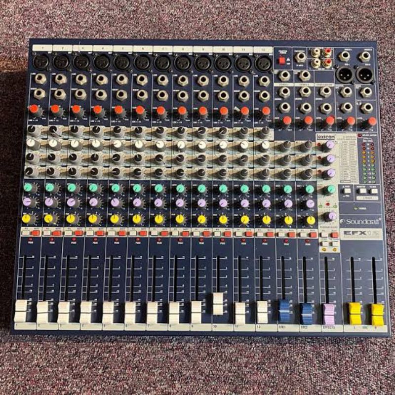 MIXER AUDIO SOUNDCRAFT EFX12 EFEK LEXICON MIXER 12 CHANNEL EFX 12