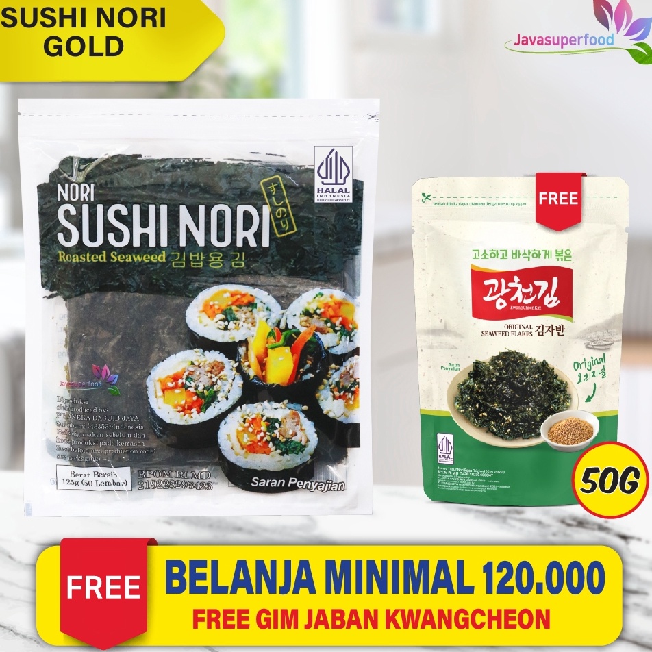 

Buruan Dapetin Sushi Nori HALAL Seaweed Rumput Laut Sushi Untuk Kimbab Gimbab