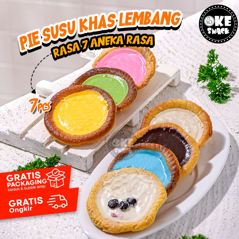 

Hot Sale Pie Susu Khas Lembang 7pcs