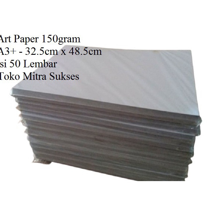 

Sedang Promo 5 Lembar Kertas Art Paper 15gram A3 325cm x 485cm