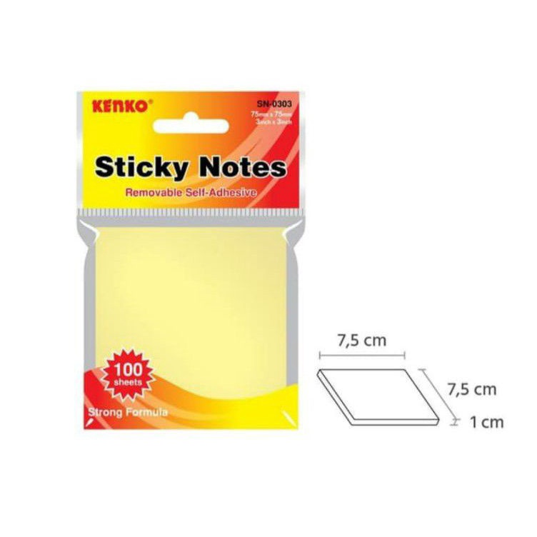 

Diskon Terpopuler Sticky NoteMemo Tempel Kenko SN33 Kuningmurah