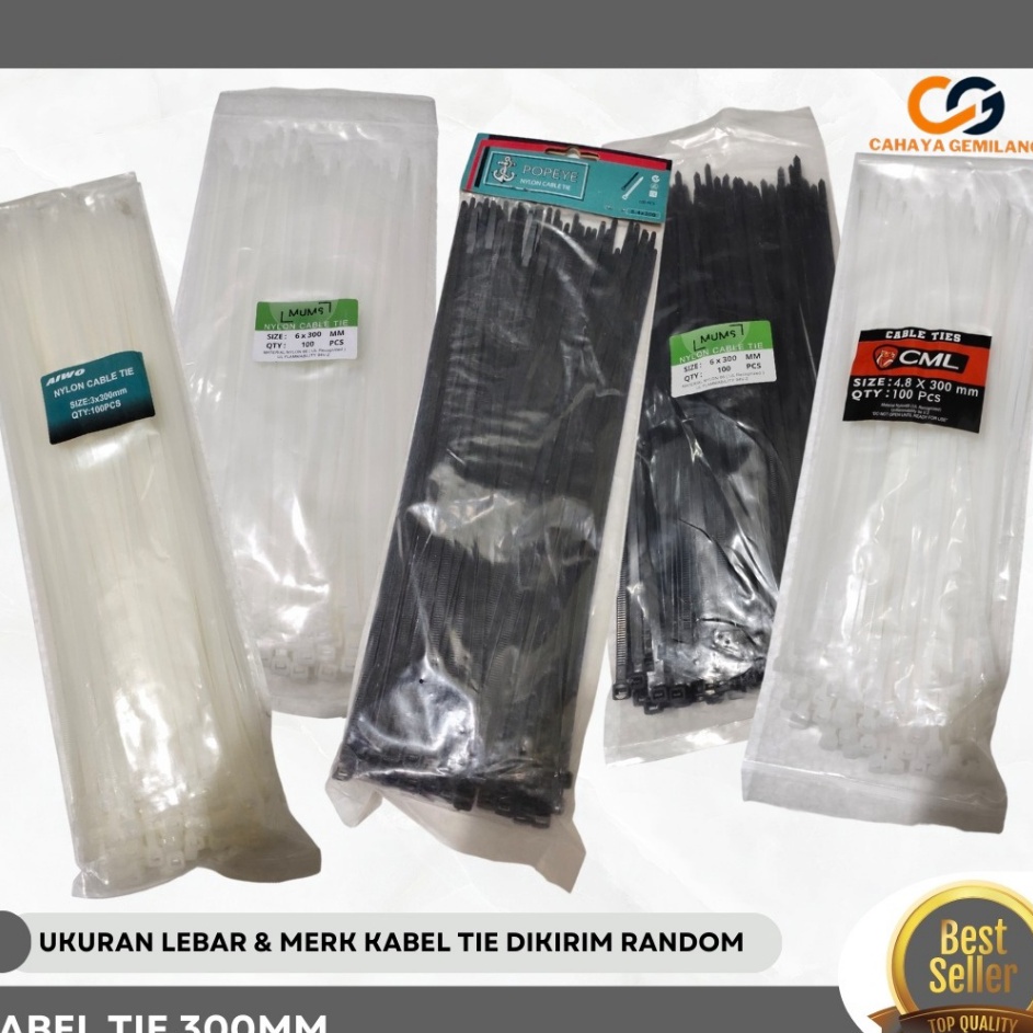 

Hadir Irit Kabel Ties 54 3cm Cabel Tie Tis Nylon 54 x 3mm Model 48 x 3 mm CHY