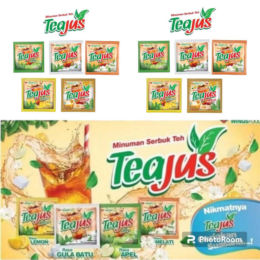 

Tea Jus All Varian | Isi 10 Sachet