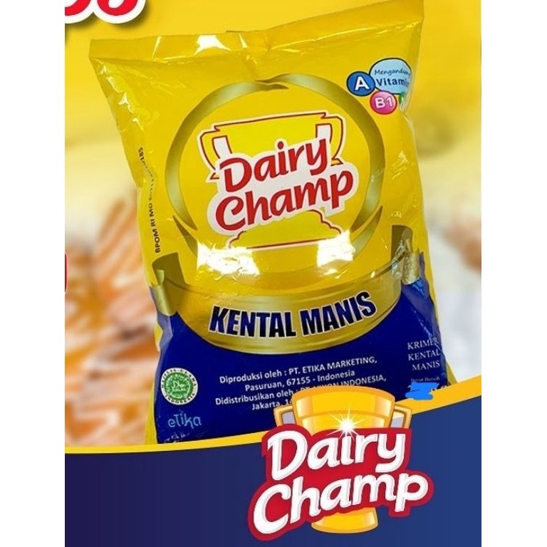 

Pro Hemat SUSU DAIRY CHAMP 1KG HALAL SUSU KENTAL MANIS