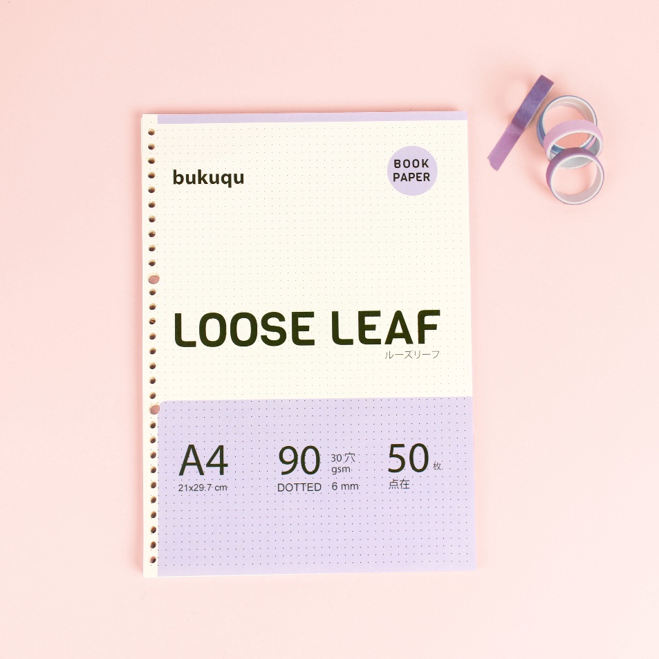 Spesial Hemat  A4 Bookpaper Loose leaf  DOTTED by Bukuqu