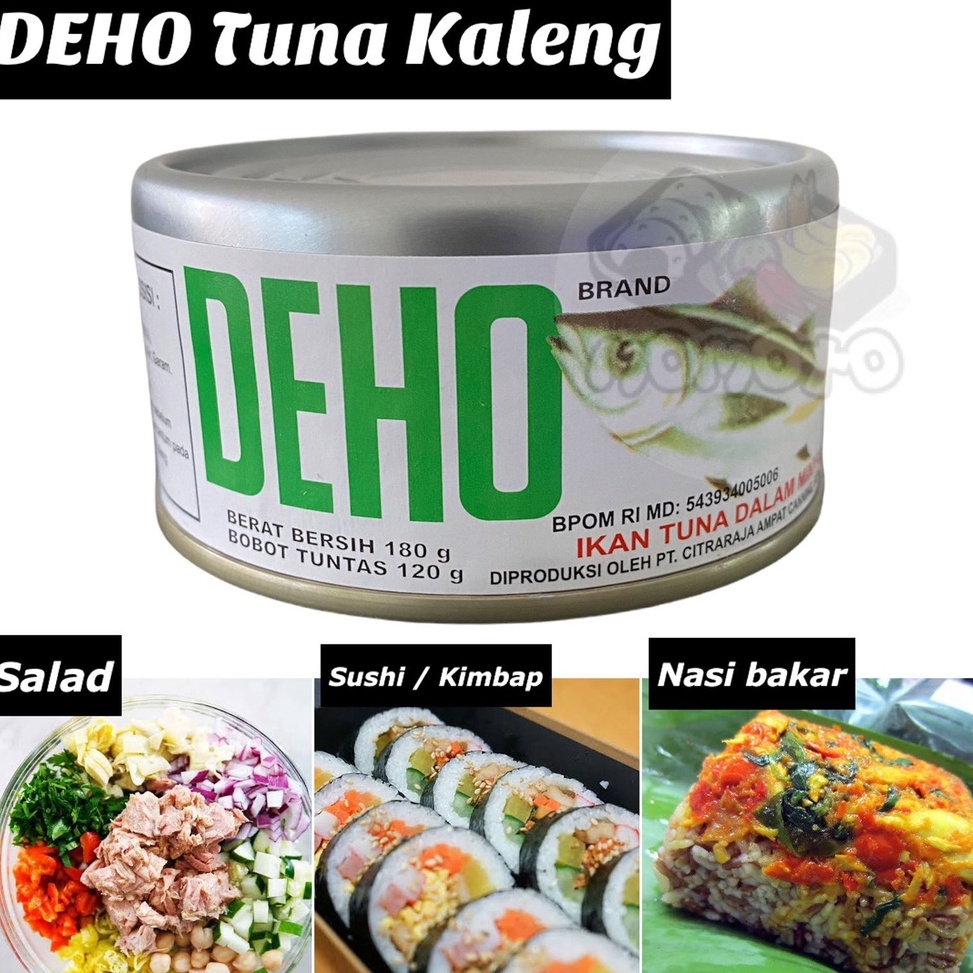 

Klaim promo Deho Chunk Tuna in Oil 18 gram Ikan Tuna Kaleng dalam Minyak 18gr