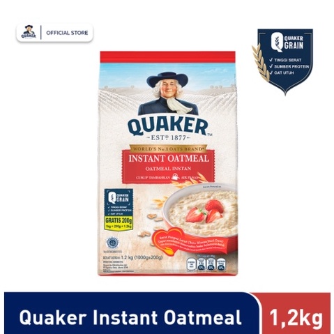 

Official Shop Quaker Instant Oatmeal 12 gr