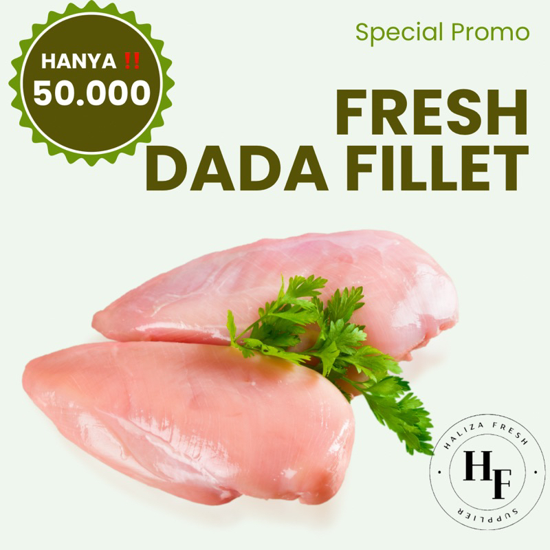 

DADA AYAM FILLET 1 KG BERSIH SEGAR FROZEN PREMIUM