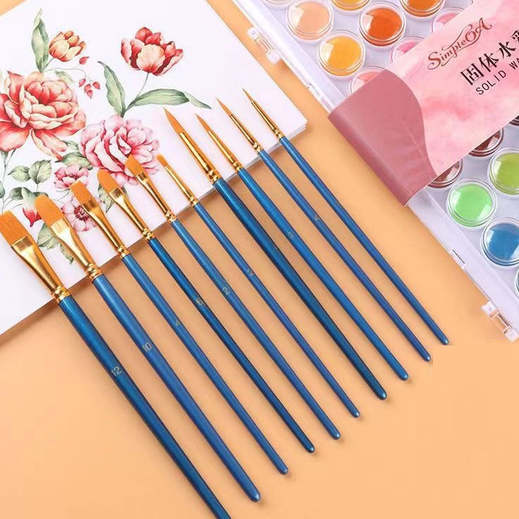 

First Quality PAINT BRUSH 1SET ISI 1 KUAS LUKIS ISI 1PCS 1SET KUAS LUKIS BERBEDA BENTUK PGS