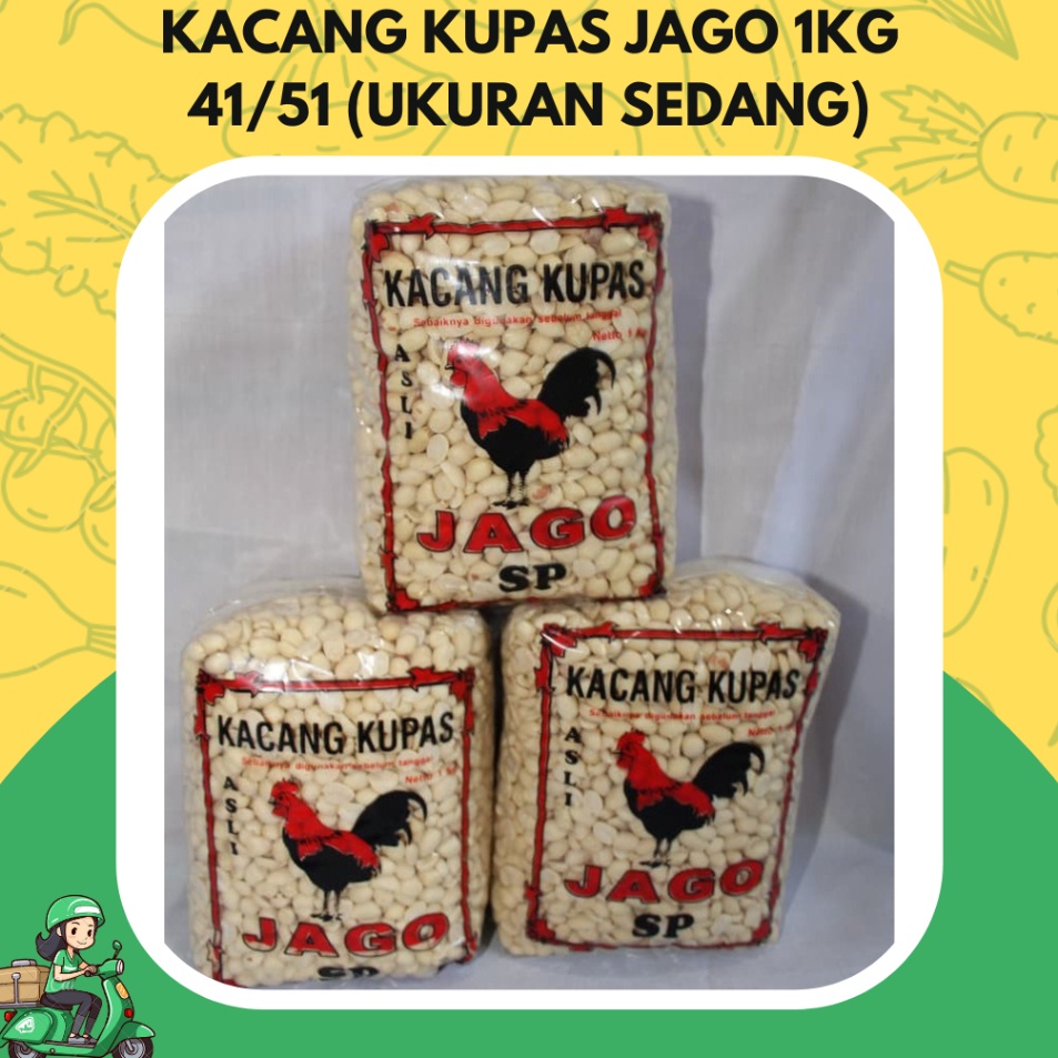 

Best Kacang Jago BERAT 1KG UKURAN SEDANG Kacang Kupas Jago Kacang Mentah Kupas Kacang Tanah