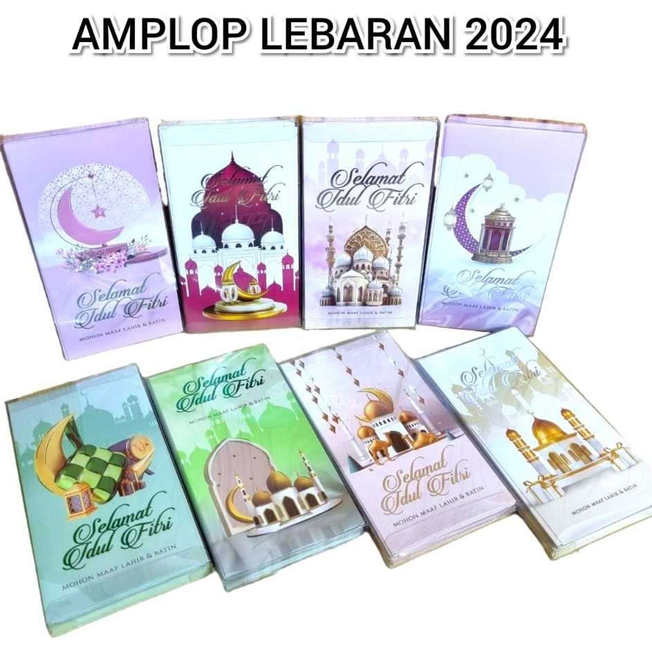 

Serbu Untung Lebaran 224 Amplop Lebaran Mika Panjang Isi 3 Pcs Idul Fitri Angpao THR Ramadhan Eid Mubarak Amplop Murah Premium Kirano Jaya