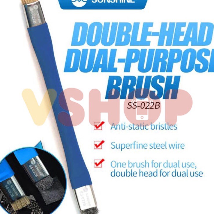

Lagi Ramai KUAS LEMBUT KUAS KAWAT ANTISTATIC BRUSH SUNSHINE SS22B 2IN1