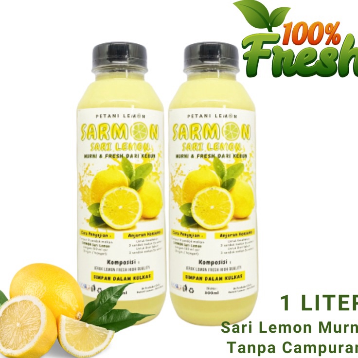 

Pro Seller Sarmon 1 Liter Sari Lemon Air Lemon Murni 1 Fresh untuk Diet