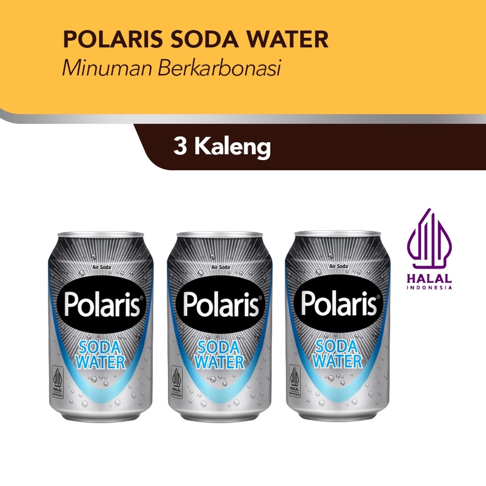 

Hemat Banget Polaris Soda Water 33ml isi 3pcs Exp 1225