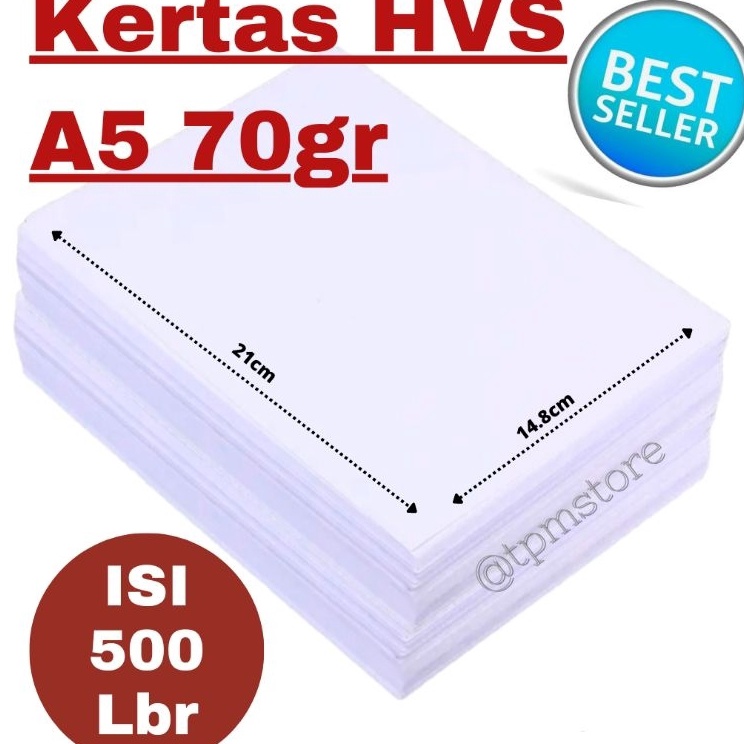 

Hemat Kertas HVS A5 7 Gr Putih Harga 1 Rim 5 Lembar