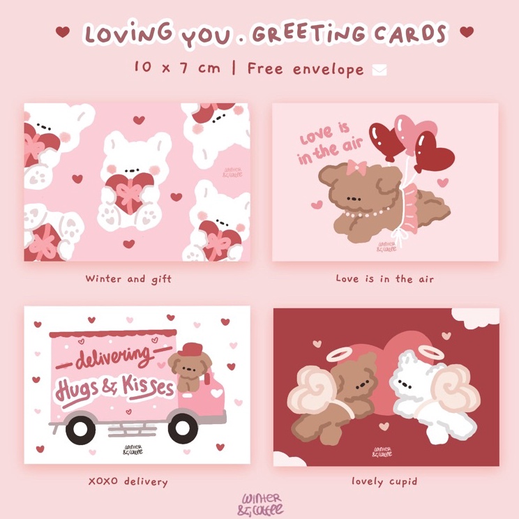 

Hot Sale LOVING YOU GREETING CARDS