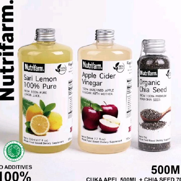 

V44859 CUKA APEL 5ML CHIA SEED 7G SARI LEMON 5ML
