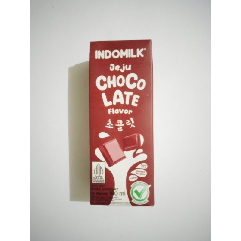 

susu indomilk rasa jeju cokelat 180ml