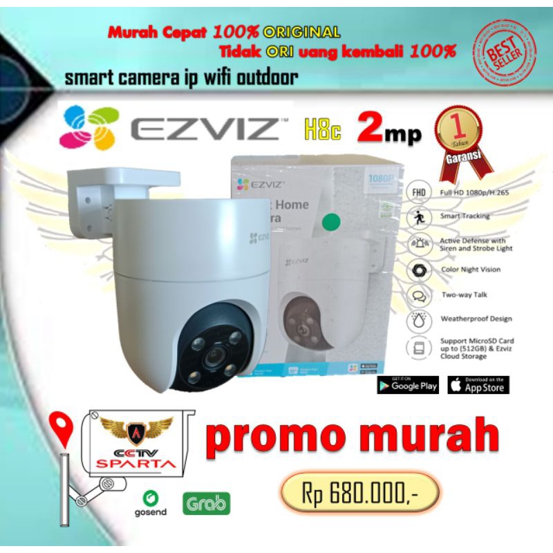 kamera cctv ezviz h8c 2mp