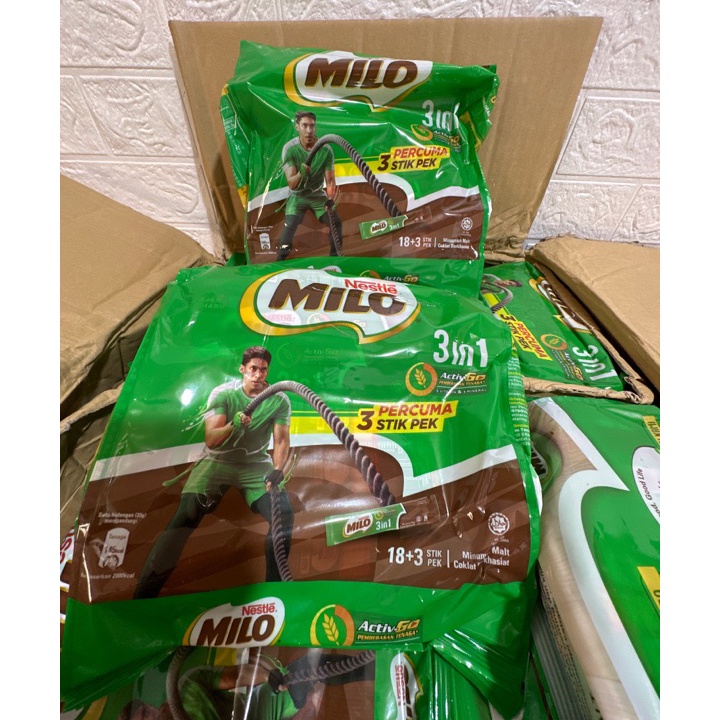 

TEBUS MURAH Milo 3 In 1 18sachet21sachet exp terbaru 225