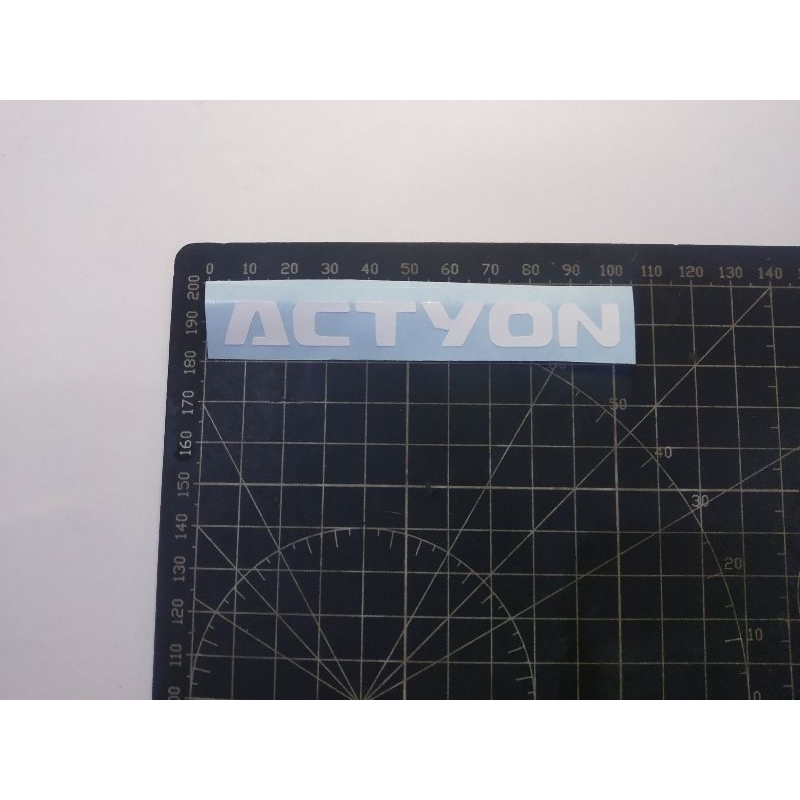 

cutting stiker actyon