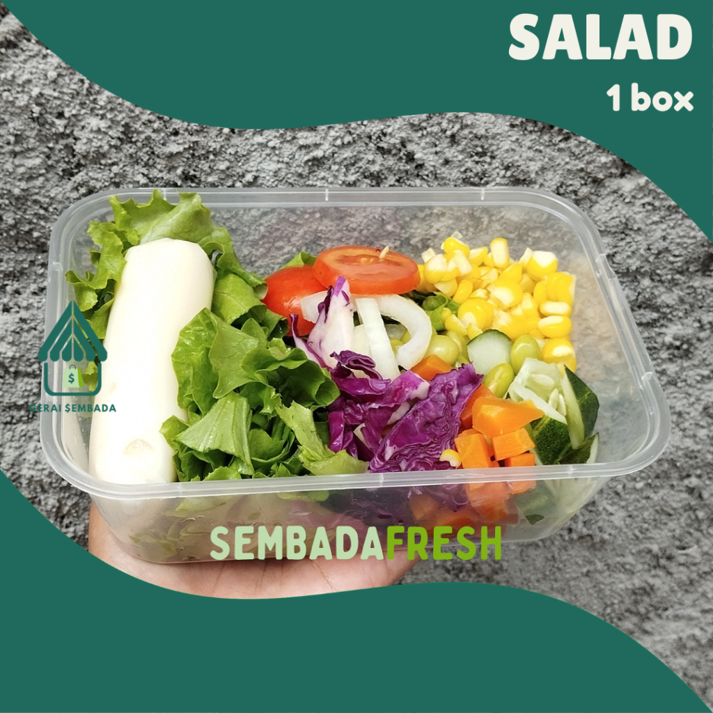 

Mix Salad Sayur Ready to Eat + Mayonaise - SEMBADA FRESH [Pengiriman Instant]