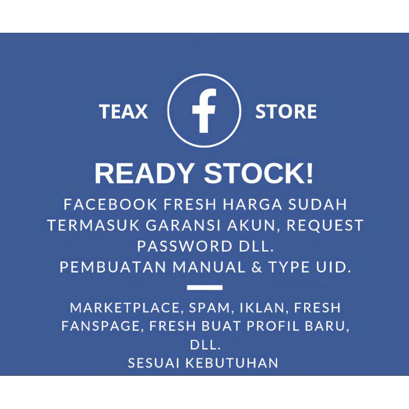 FB FRESH TYPE UID BERGARANSI. PEMBUATAN MANUAL.