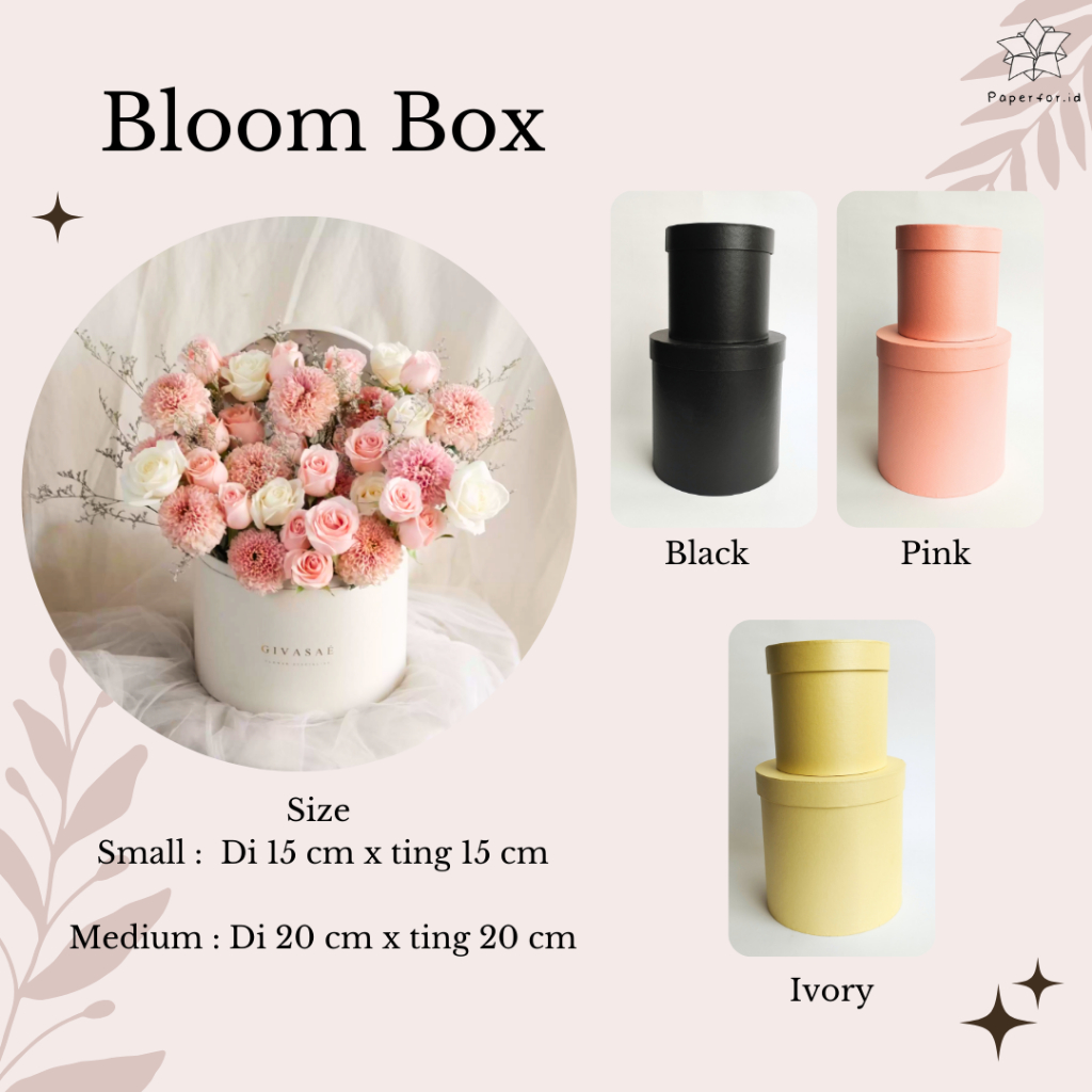

Bloom Box Round /Flower Box / Gift Box