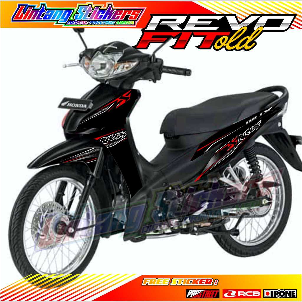 STRIPING VARIASI MOTOR REVO FIT NVX / STICKER LIST VARIASI HONDA REVO FIT NVX