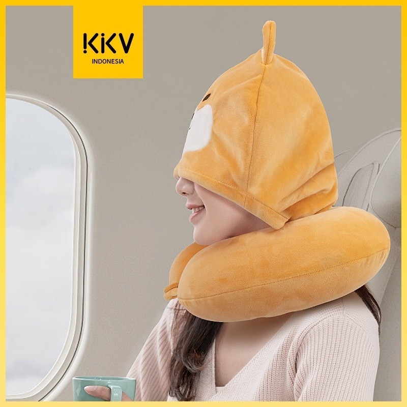 KKV - Alba Sol Hooded Neck Pillow Bantal Leher