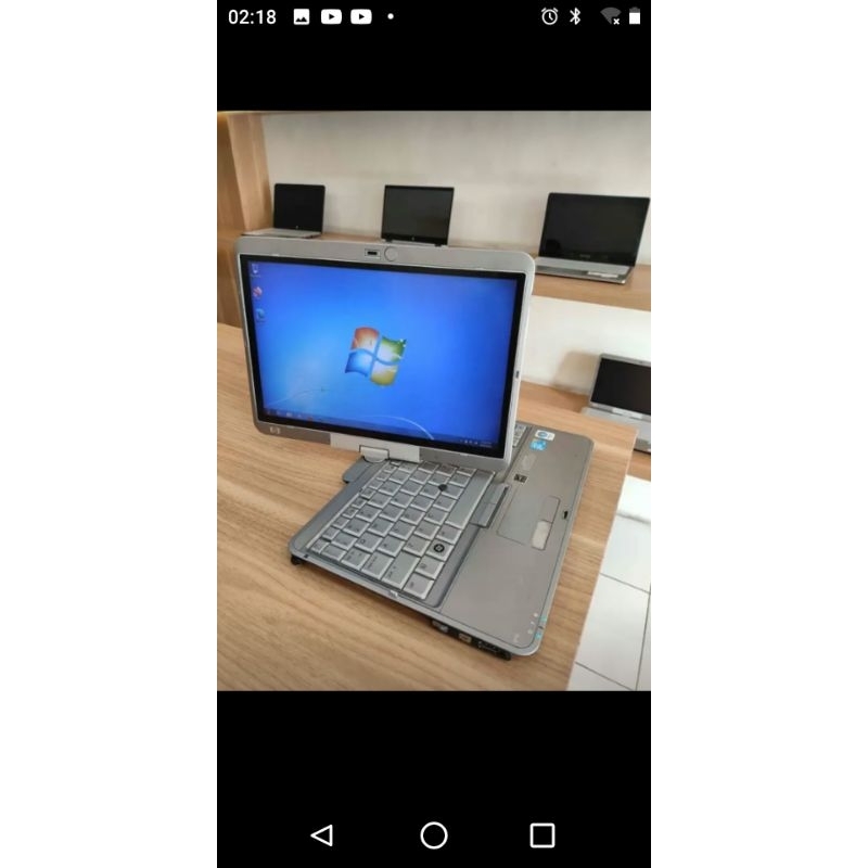 Laptop Leptop HP 2730p Notebook netbook layar sentuh layar putar