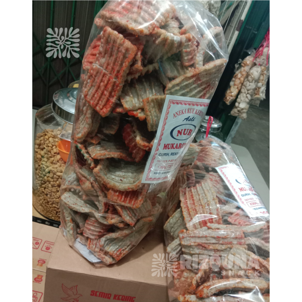 

500GRAM KERUPUK JENGKOL BUMBU KERING PEDAS CEMILAN 1 BAL