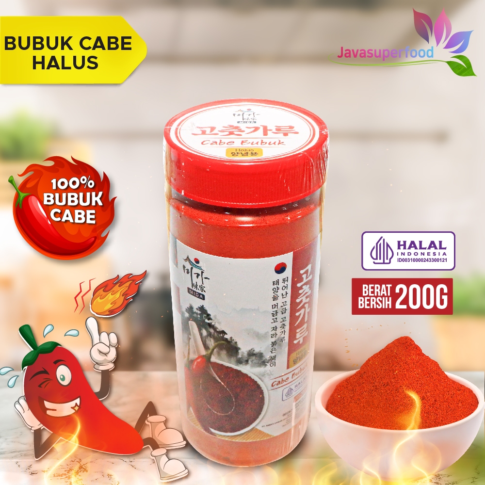 

Bubuk Cabe Miga Botol / Chilli Powder Korea Bottle 200g