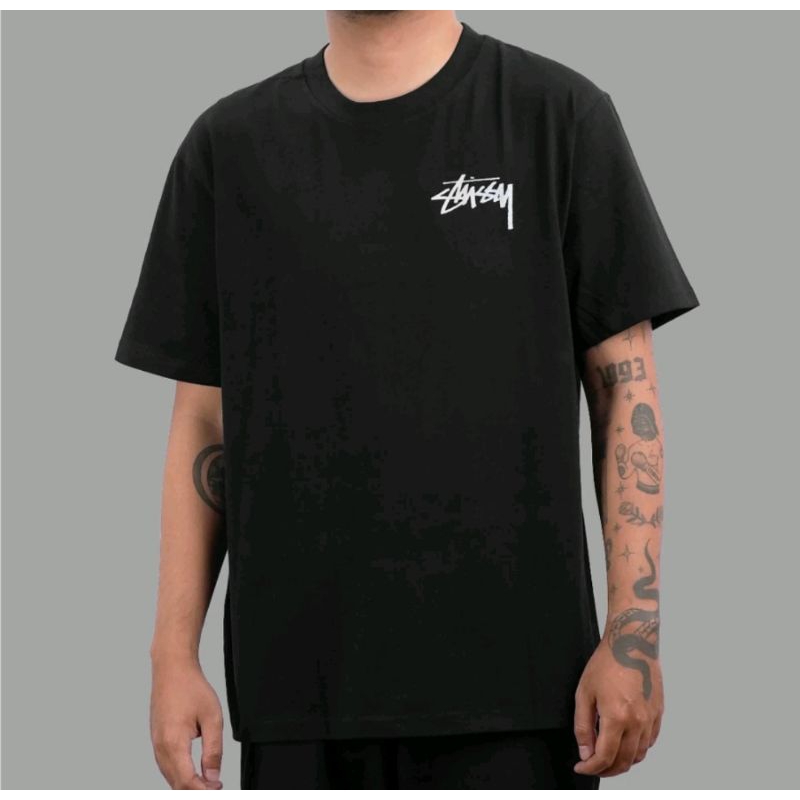 STUSSY 8 BALL FADE BLACK TEE T-shirt