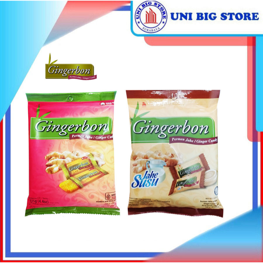 

Gingerbon Ginger Original | Milk Candy 100 gr Permen Jahe Susu