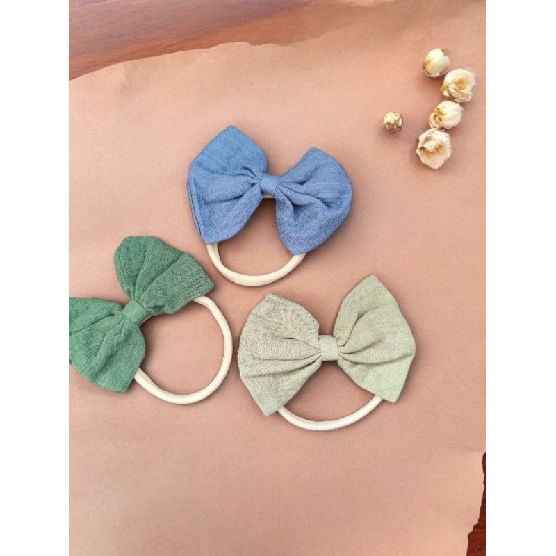 Headband Pita Katun by Albee/ Headband Bayi/ Bandana Banda Aceh