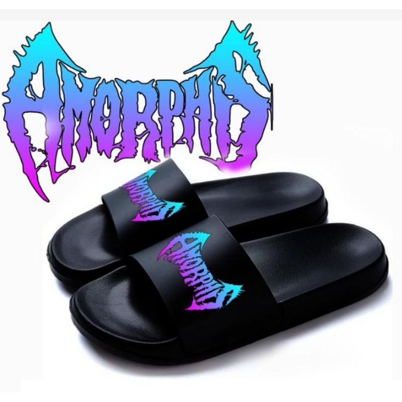 Sandal anak kecil cowok cewek  SLIDE PYLON RINGAN Amorphis sandal metal amorphis