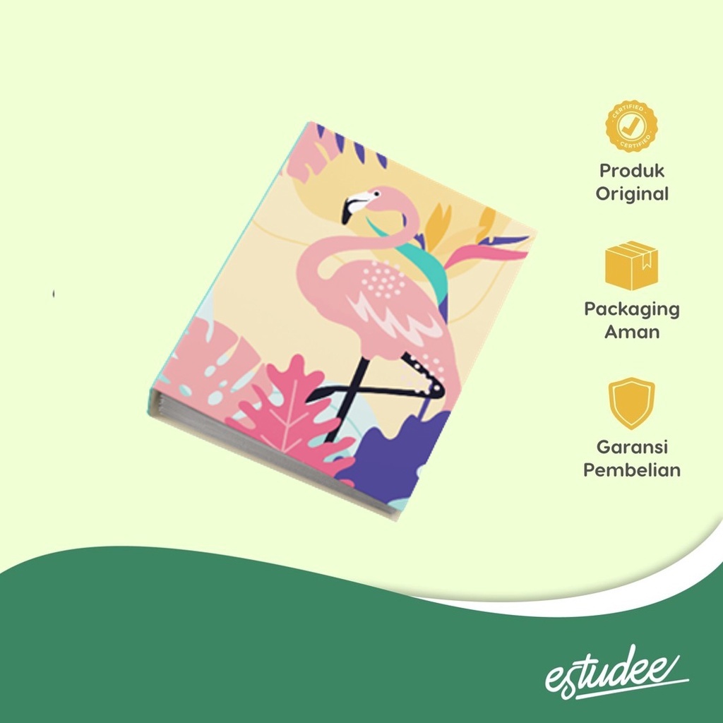 

(Original) Gramedia Pekanbaru - ESTUDEE BINDER BOARD A5 FLAMINGO I