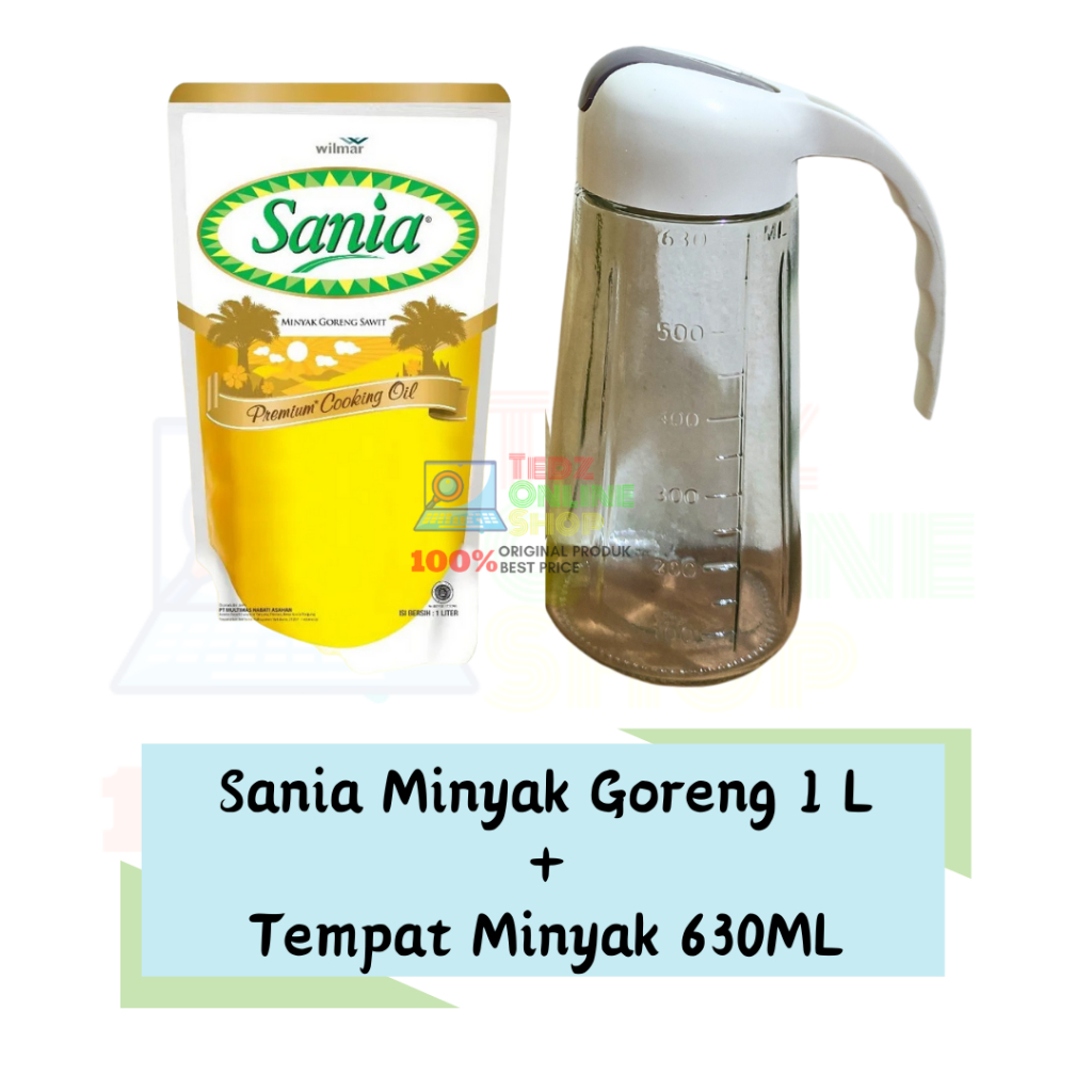 

Sania Minyak Goreng 1L + Tempat Minyak