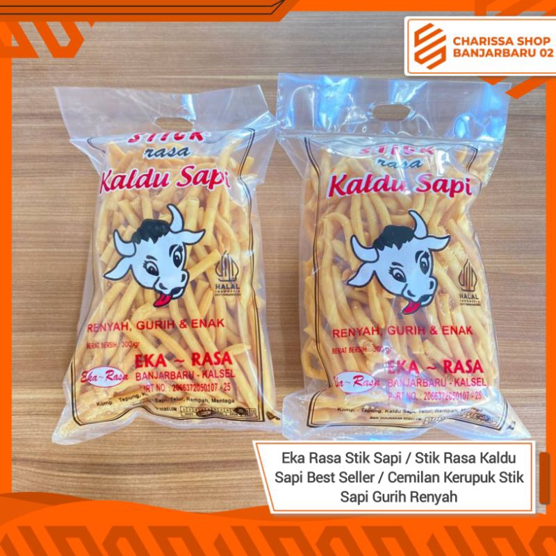 

Eka Rasa Stik Sapi / Stik Rasa Kaldu Sapi Best Seller / Cemilan Kerupuk Stik Sapi Gurih Renyah