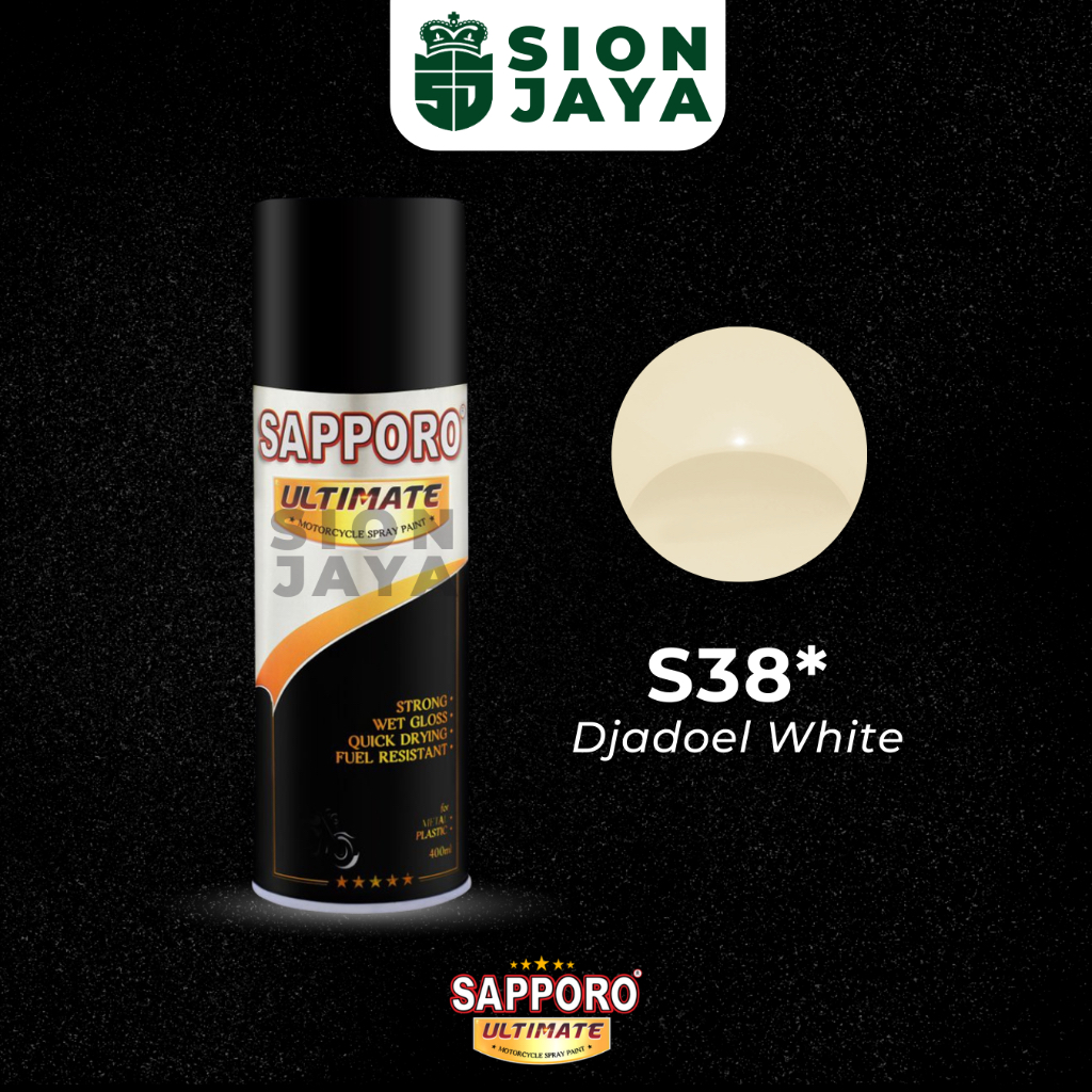 Pilox / Pylox / Cat Semprot Sapporo Ultimate Putih Broken White Putih Tulang S38 Djadoel White