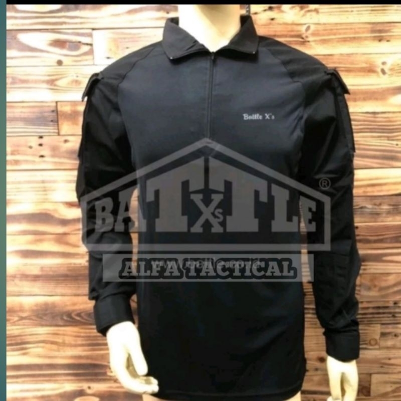 COMBAT SHIRT BATTLE X HITAM