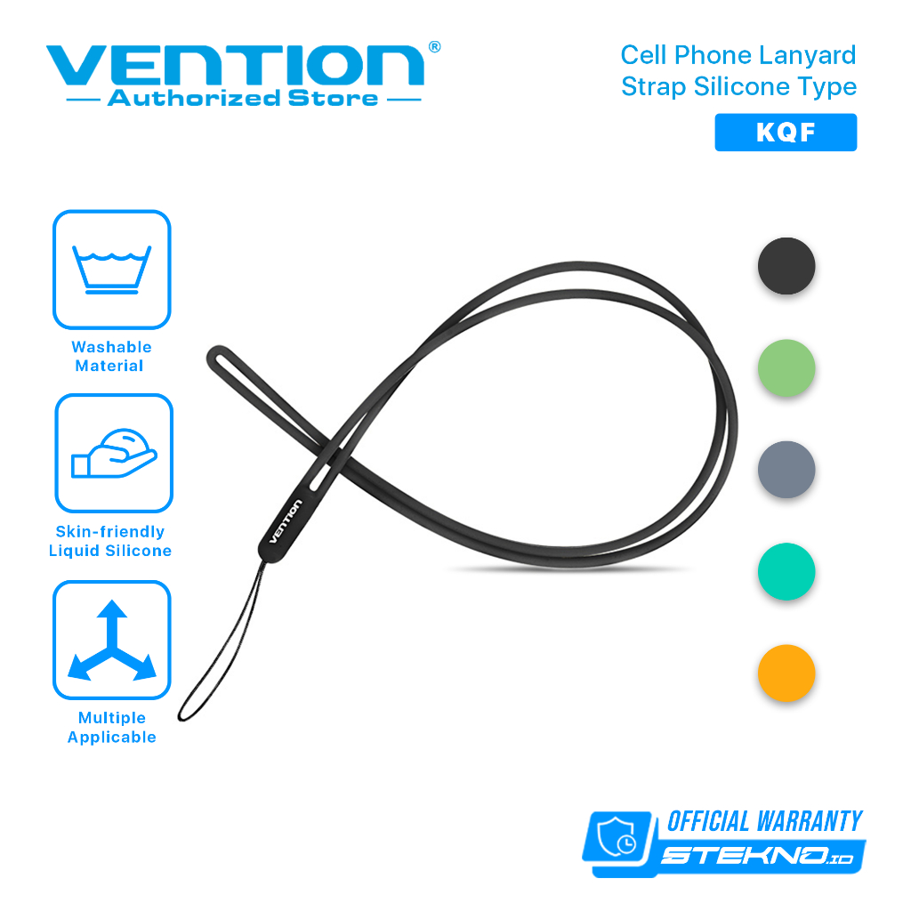 Vention Cell Phone Lanyard Strap Tali Gantungan HP Silicone Type