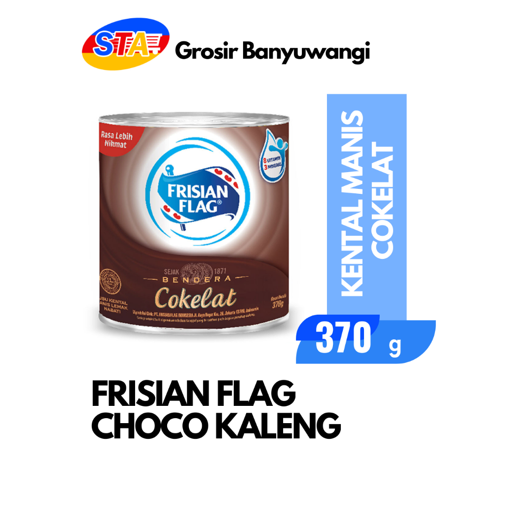 

[JATIM] FRISIAN FLAG CHOCO 370G KALENG | SUSU KENTAL MANIS