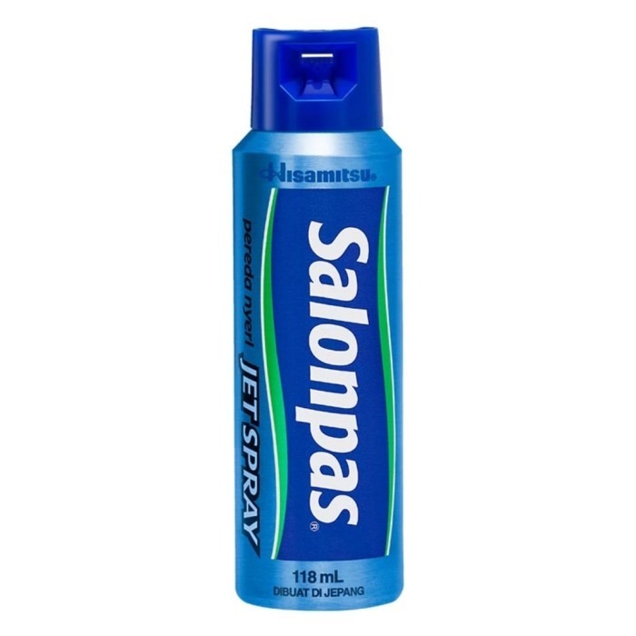 HISAMITSU SALONPAS JET SPRAY PEREDA NYERI OTOT PUNDAK LEHER KAKI BETIS PERGELANGAN PEGAL PEGEL 118ML
