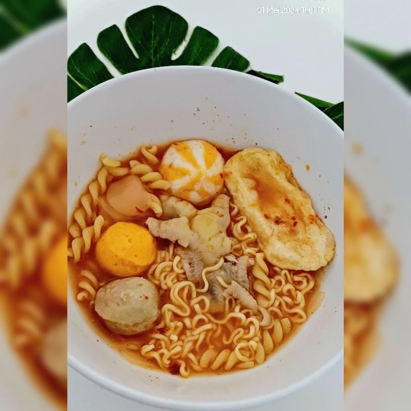 

suka suki tomyum bakso seblak ceker frozen food / shabu baso tom yum instan / tomyam frosen instant